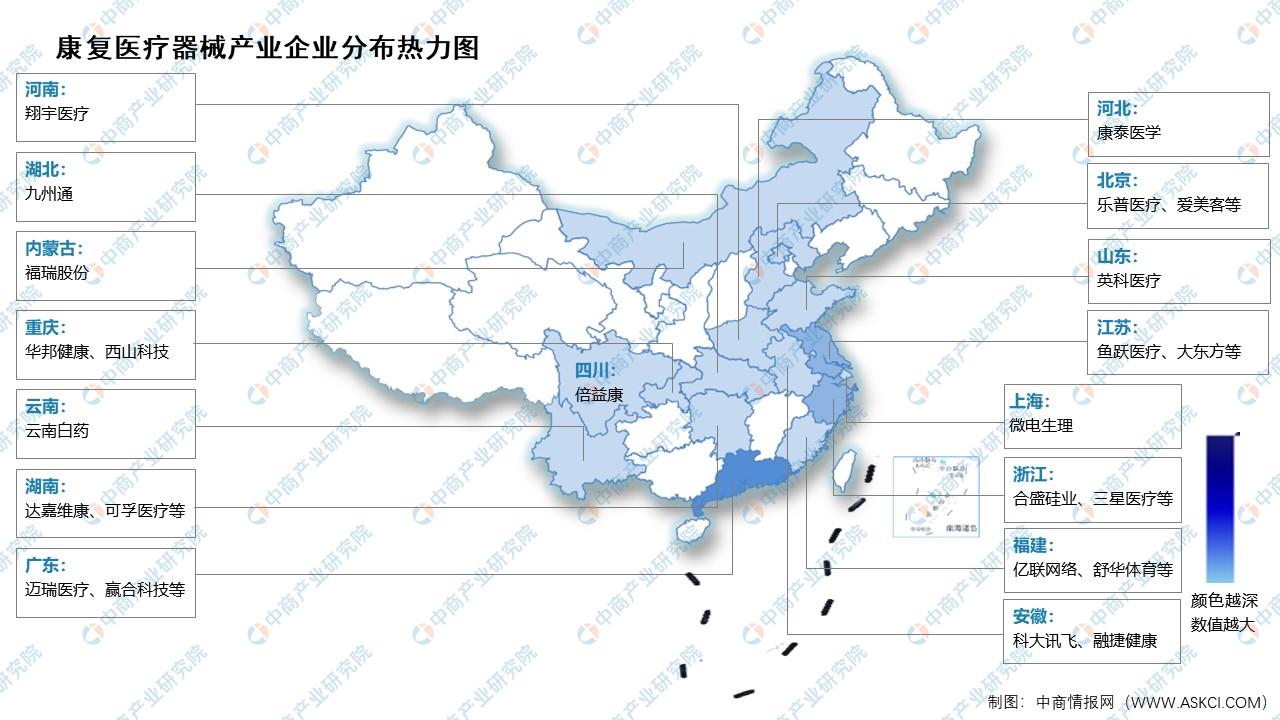 2024年中國康復醫療器械市場規模及企業分布預測分析（圖）(图2)